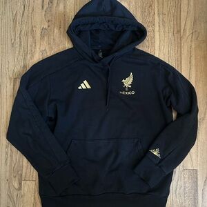 Adidas Mexico Men's Black Hoodie